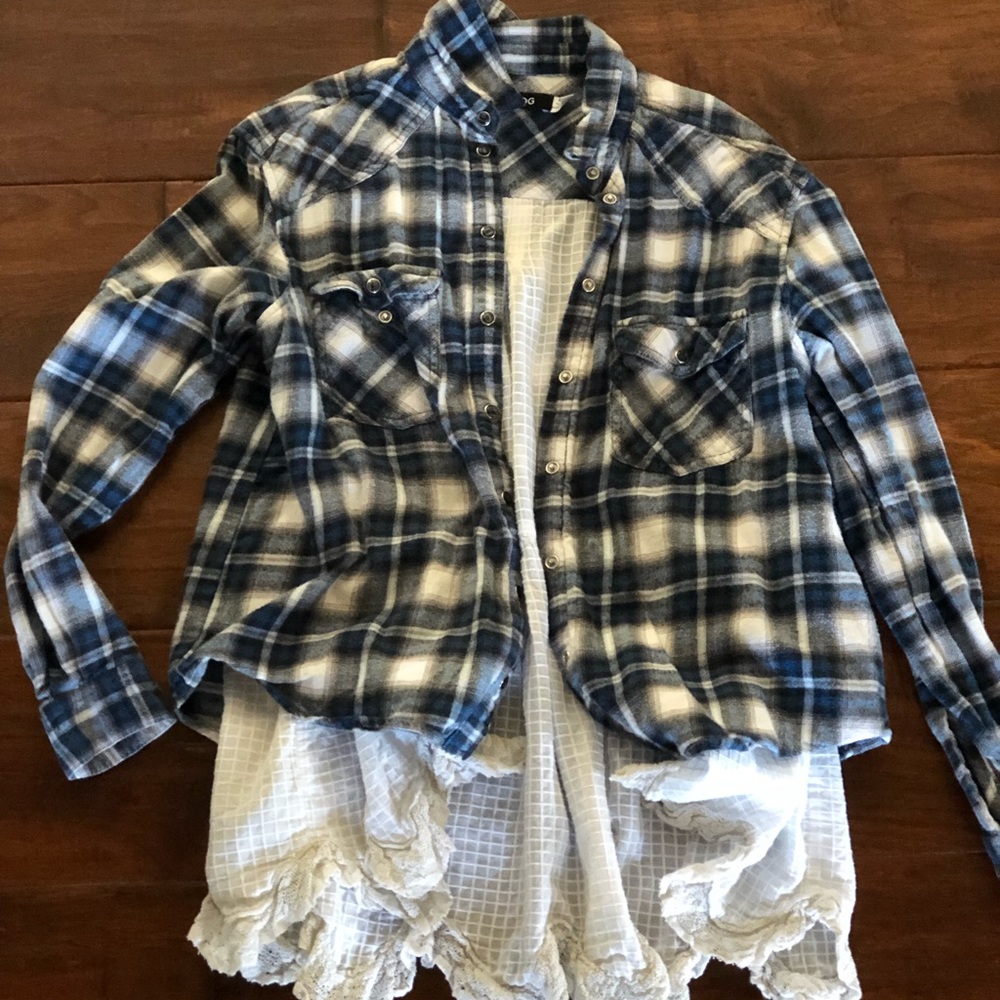 urban outfitters lacey flannel